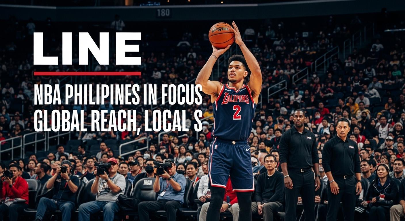 Filipino basketball fans watching an NBA game in a packed arena with team jerseys and Philippine flags
