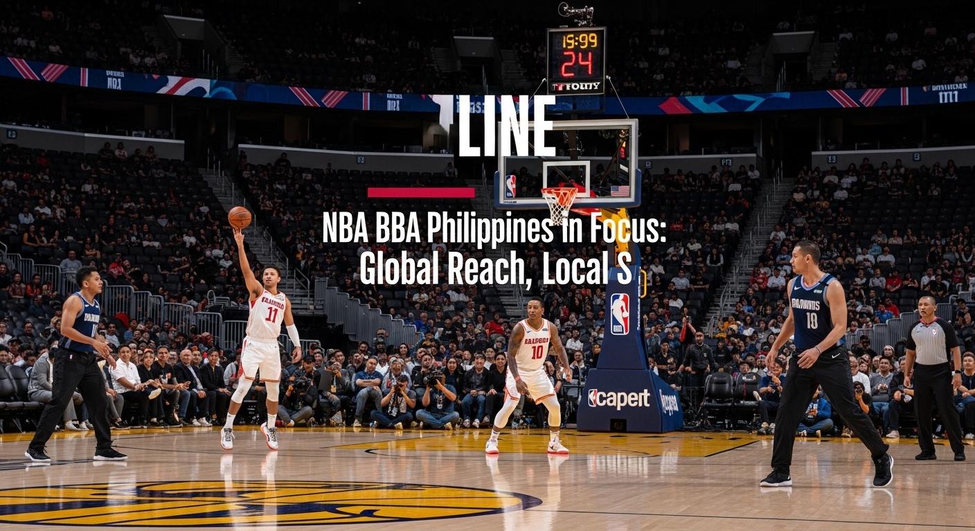 Filipino basketball fans watching an NBA game in a packed arena with team jerseys and Philippine flags