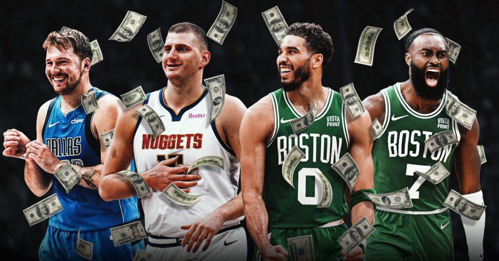 NBA player salary contract money system
