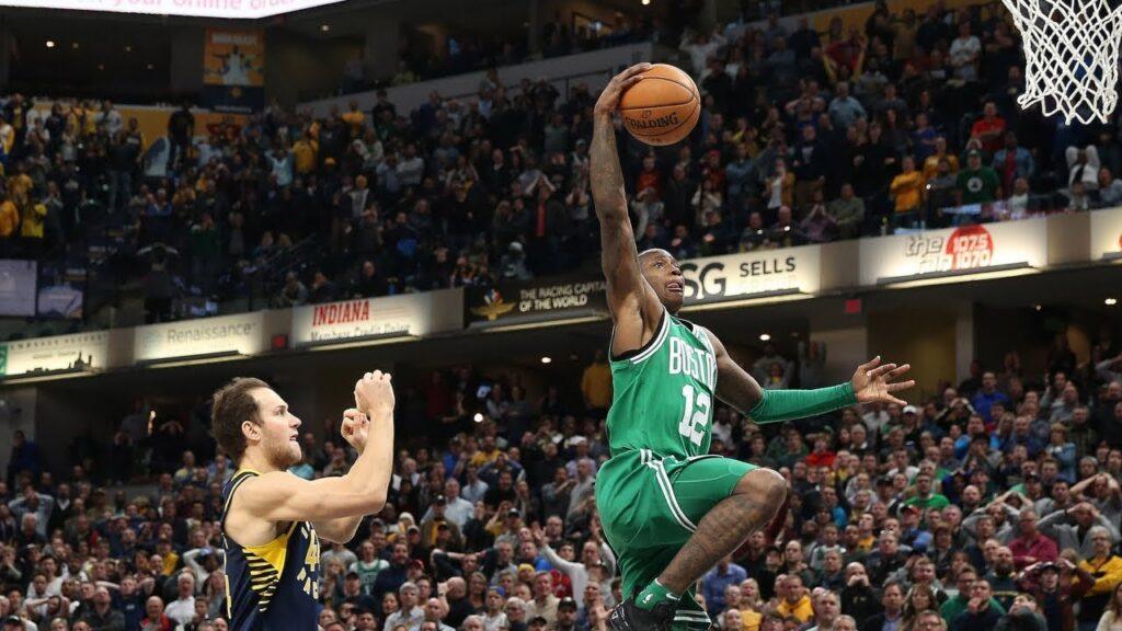 NBA fast break play action