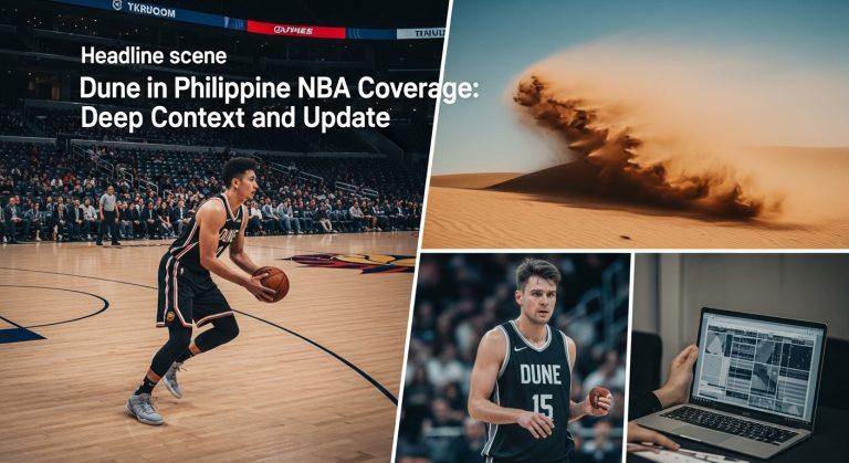 Editorial collage showing a basketball court overlaid with dunes and tactical boards to illustrate shifting NBA narrativ